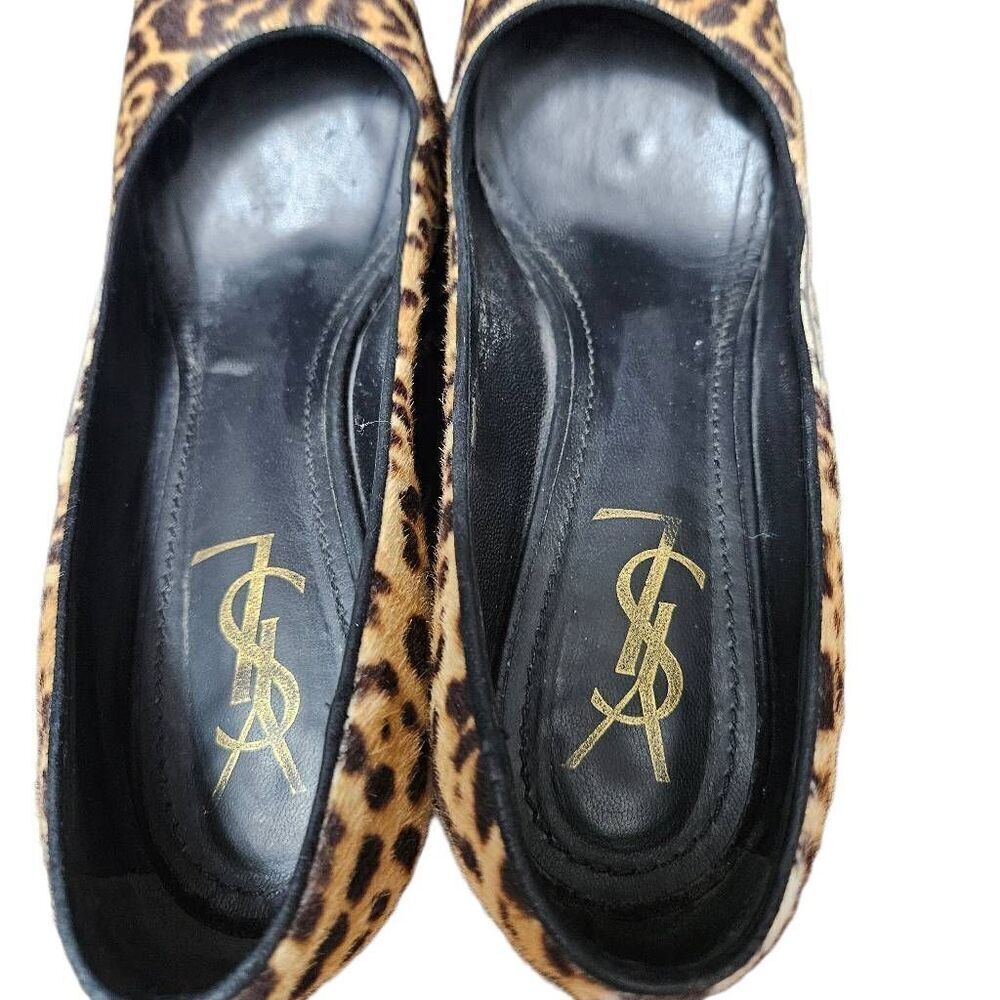 YSL Yves Saint Laurent pump animal print - Picture 6 of 10